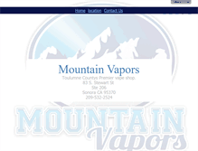 Tablet Screenshot of mountainvapors.com